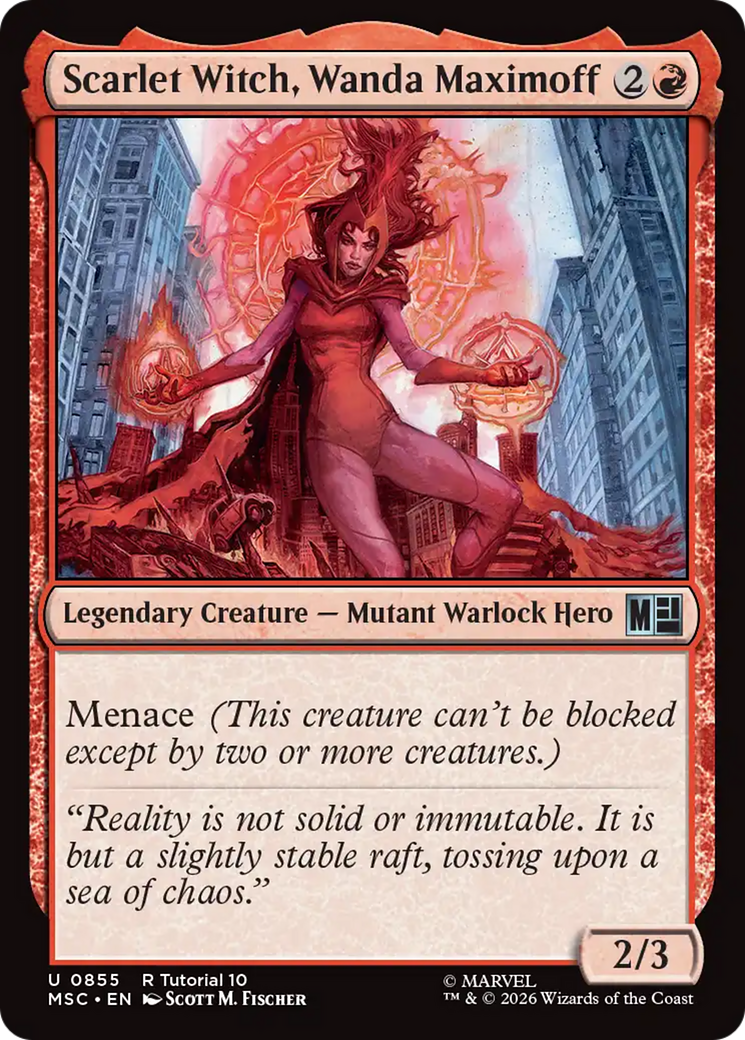 Scarlet Witch, Wanda Maximoff (0855) [Marvel Super Heroes Commander] | Tabernacle Games