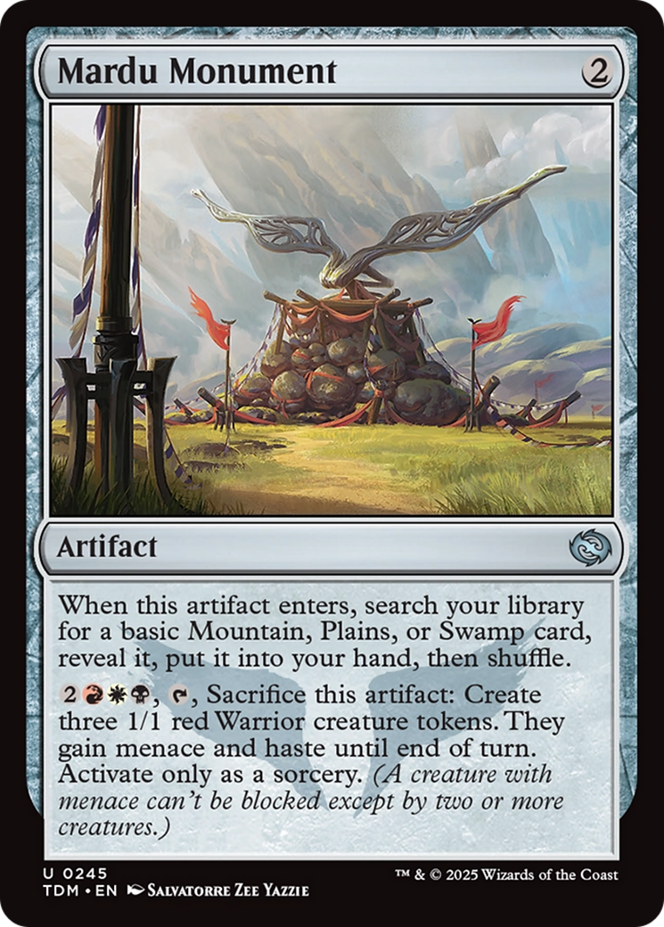 Mardu Monument [Tarkir: Dragonstorm] | Tabernacle Games