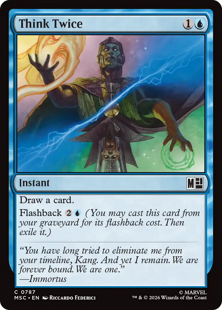 Think Twice [Marvel Super Heroes Commander] | Tabernacle Games