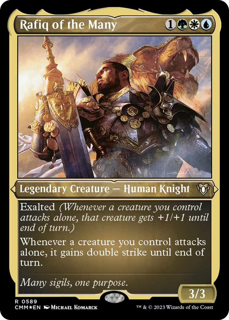 Rafiq of the Many (Foil Etched) [Commander Masters] | Tabernacle Games