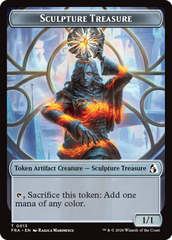 Sculpture Treasure // Beast Double-Sided Token [Reality Fracture Tokens] | Tabernacle Games