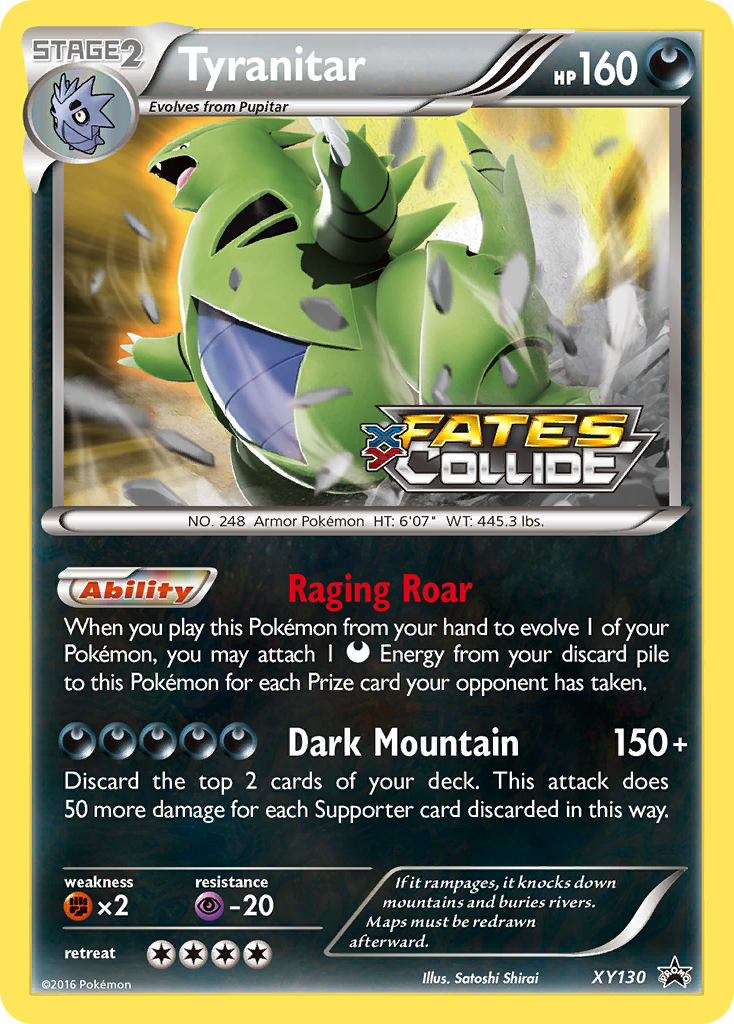 Tyranitar (XY130) [XY: Black Star Promos] | Tabernacle Games