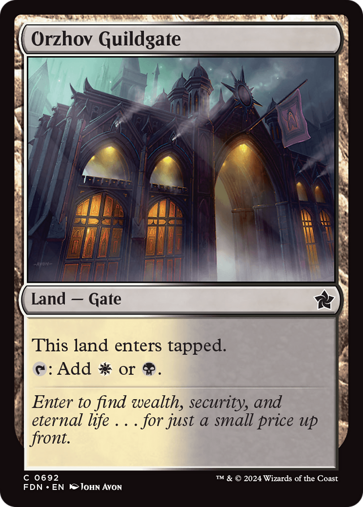 Orzhov Guildgate [Foundations] | Tabernacle Games