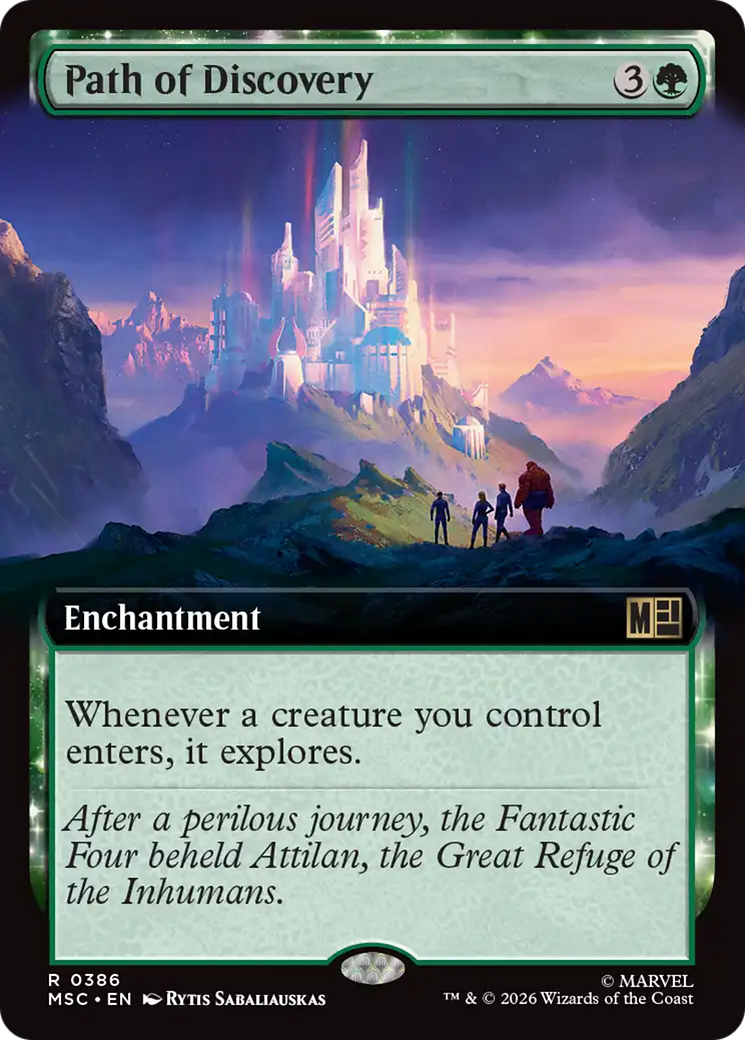 Path of Discovery (Extended Art) [Marvel Super Heroes Commander] | Tabernacle Games
