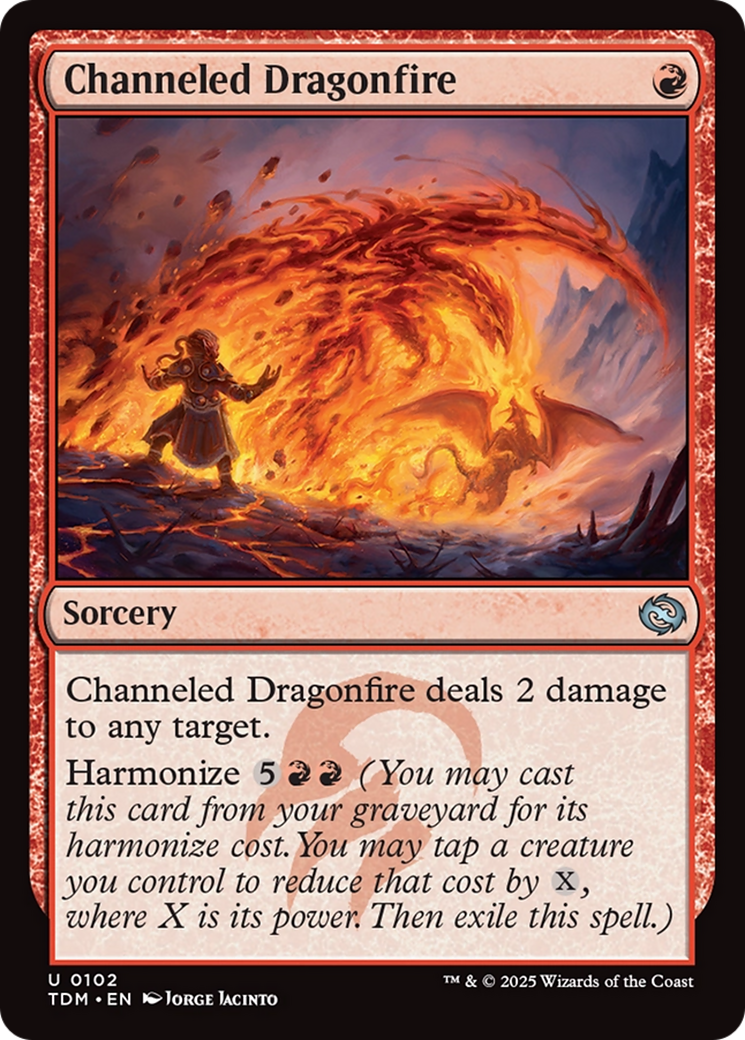 Channeled Dragonfire [Tarkir: Dragonstorm] | Tabernacle Games