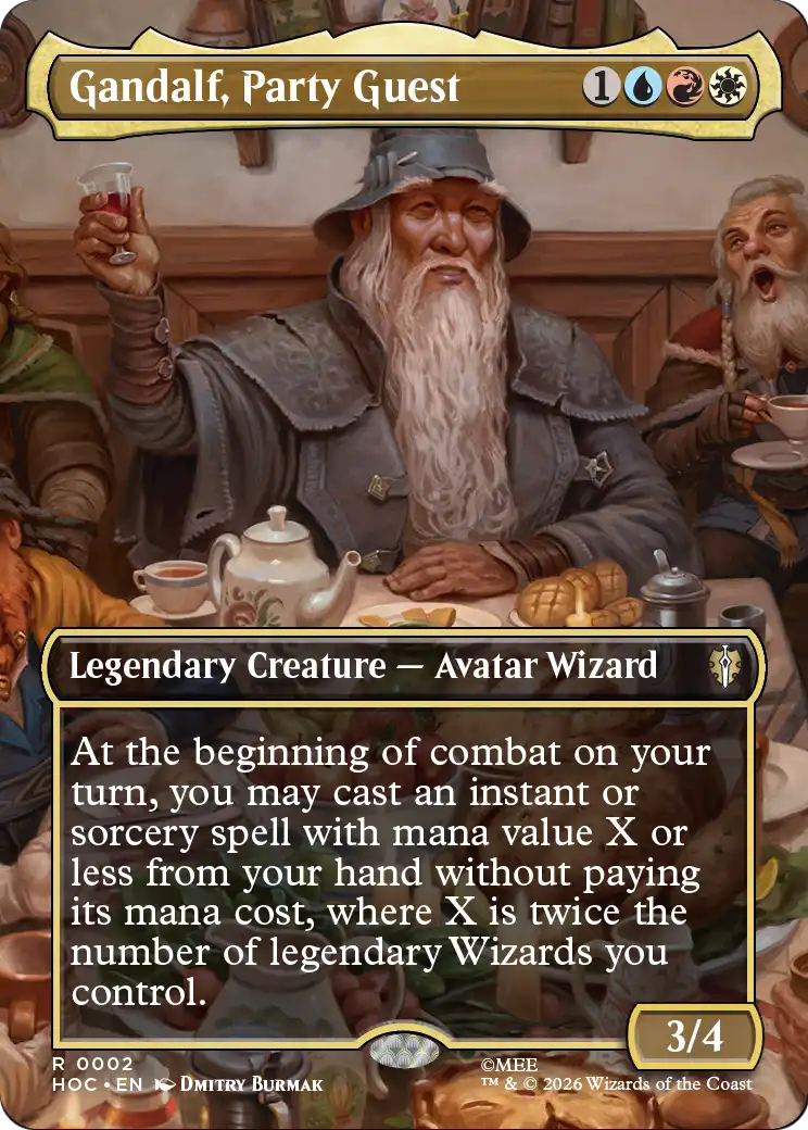 Gandalf, Party Guest (Borderless) [The Hobbit: Eternal-Legal] | Tabernacle Games