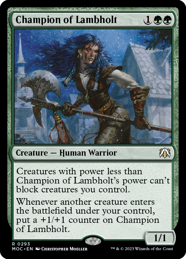 Champion of Lambholt [March of the Machine Commander] | Tabernacle Games