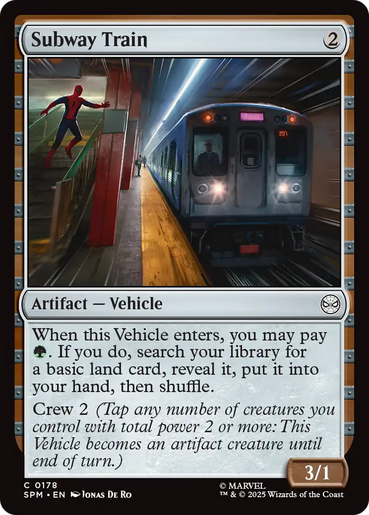 Subway Train [Marvel's Spider-Man] | Tabernacle Games