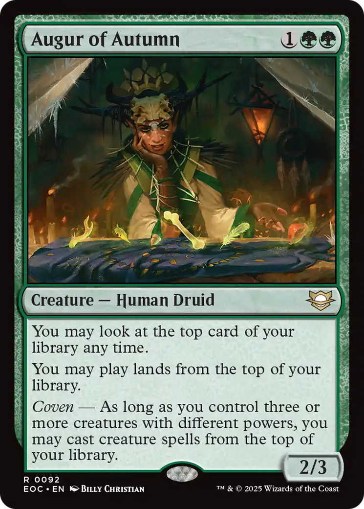 Augur of Autumn [Edge of Eternities Commander] | Tabernacle Games