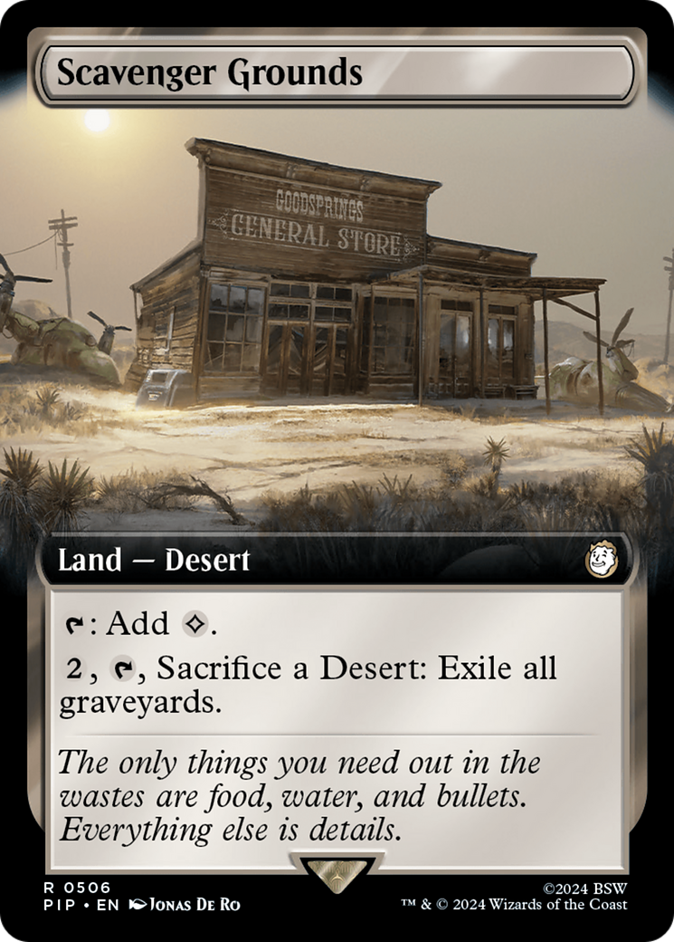 Scavenger Grounds (Extended Art) [Fallout] | Tabernacle Games