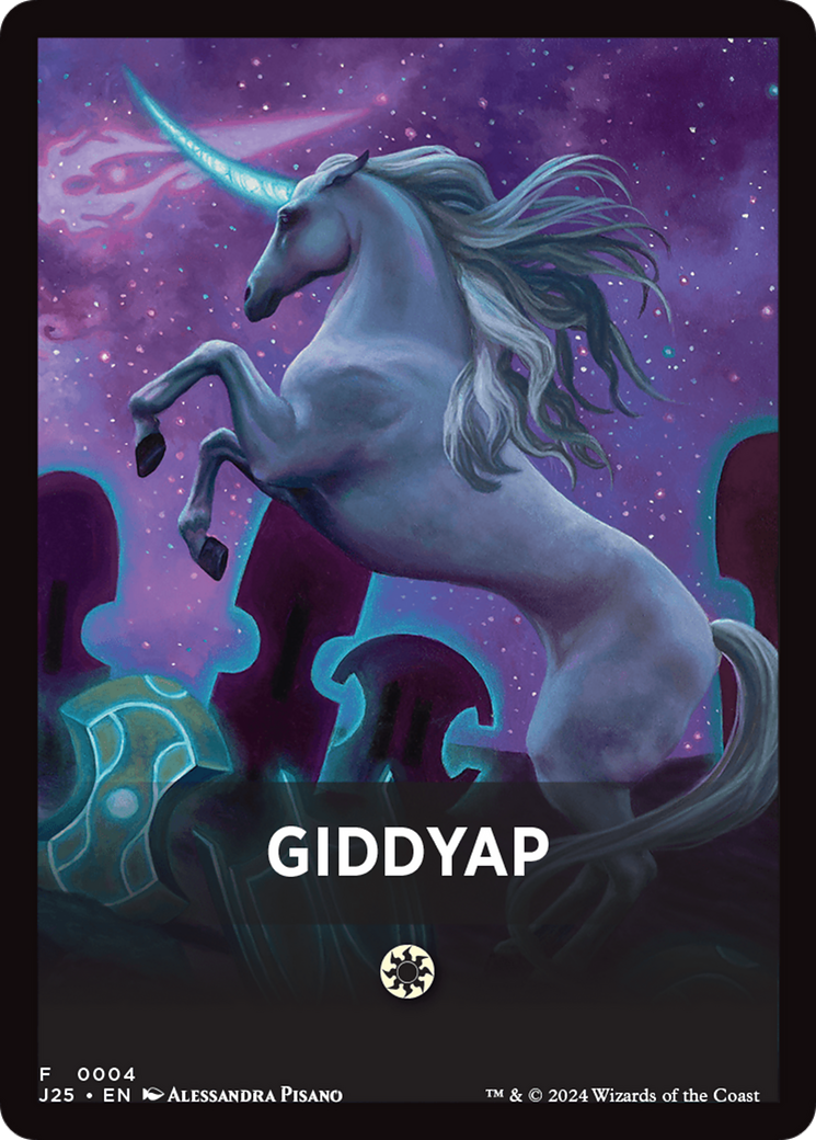 Giddyap Theme Card [Foundations Jumpstart Front Cards] | Tabernacle Games