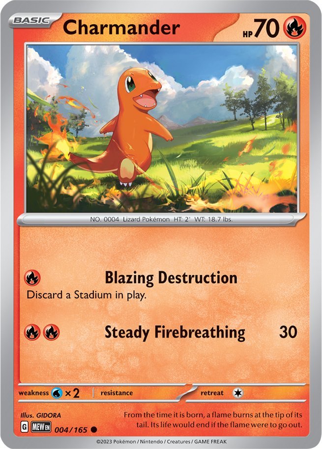 Charmander (004/165) [Scarlet & Violet 151] | Tabernacle Games