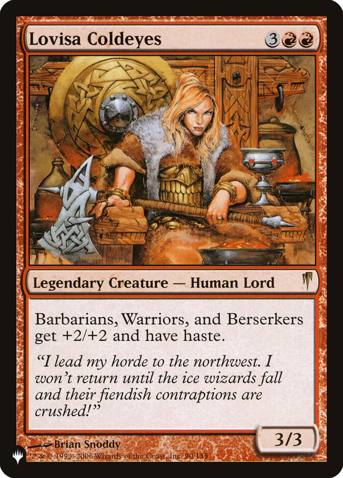Lovisa Coldeyes [The List] | Tabernacle Games