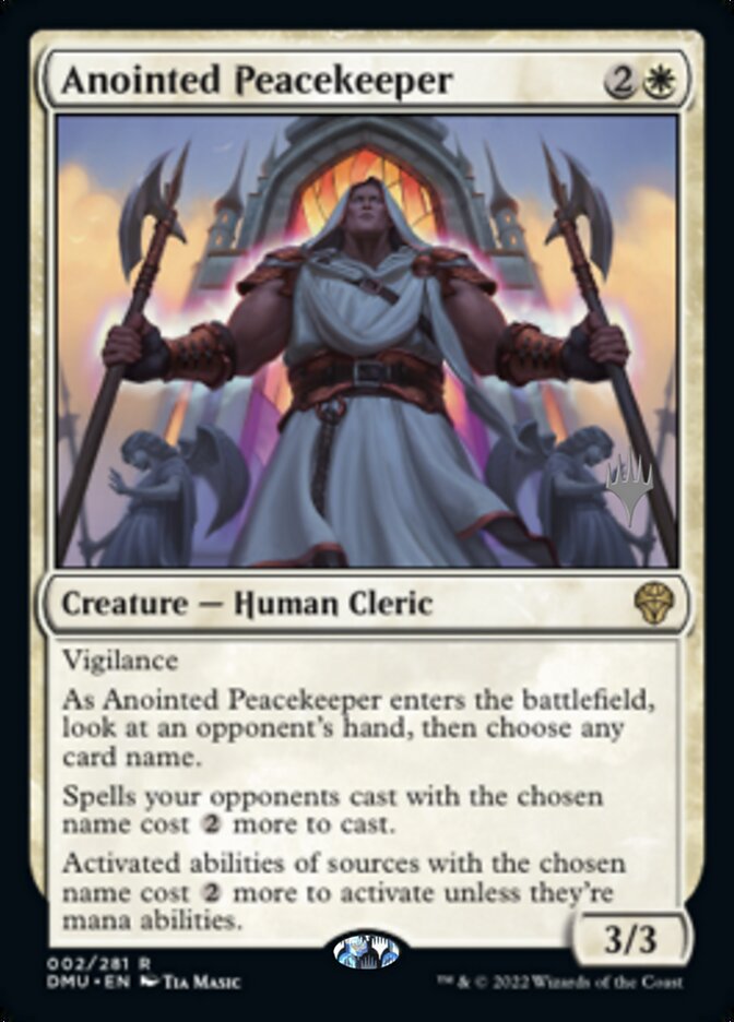 Anointed Peacekeeper (Promo Pack) [Dominaria United Promos] | Tabernacle Games