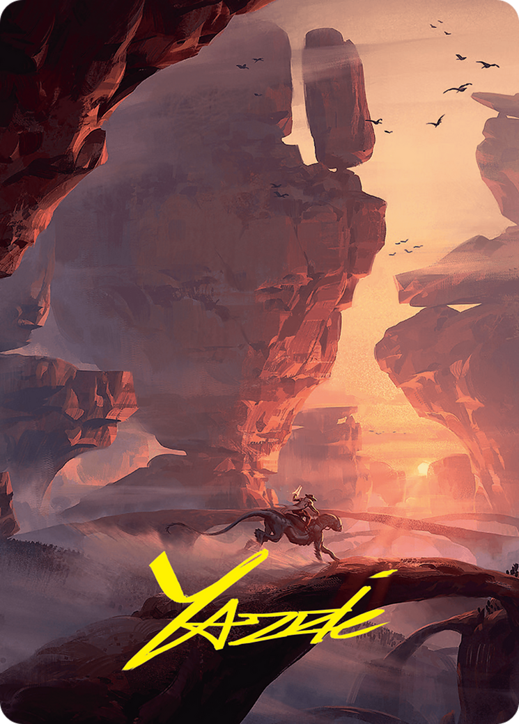 Mountain Art Card (24/54) (Gold-Stamped Signature) [Foundations Art Series] | Tabernacle Games