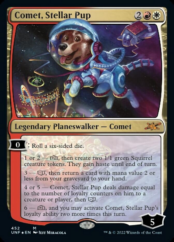 Comet, Stellar Pup (Galaxy Foil) [Unfinity] | Tabernacle Games