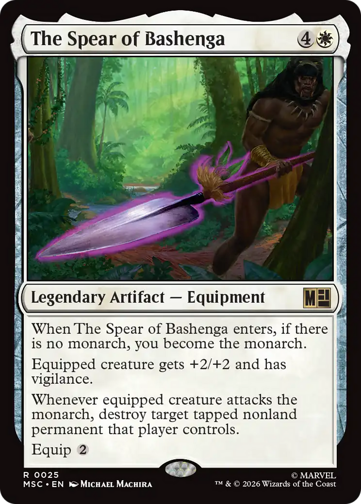 The Spear of Bashenga [Marvel Super Heroes Commander] | Tabernacle Games