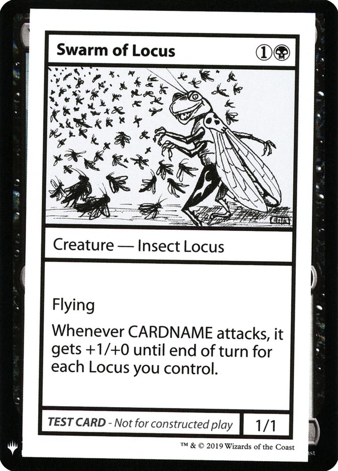 Swarm of Locus [Mystery Booster Playtest Cards] | Tabernacle Games