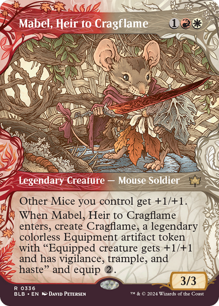 Mabel, Heir to Cragflame (Showcase) [Bloomburrow] | Tabernacle Games