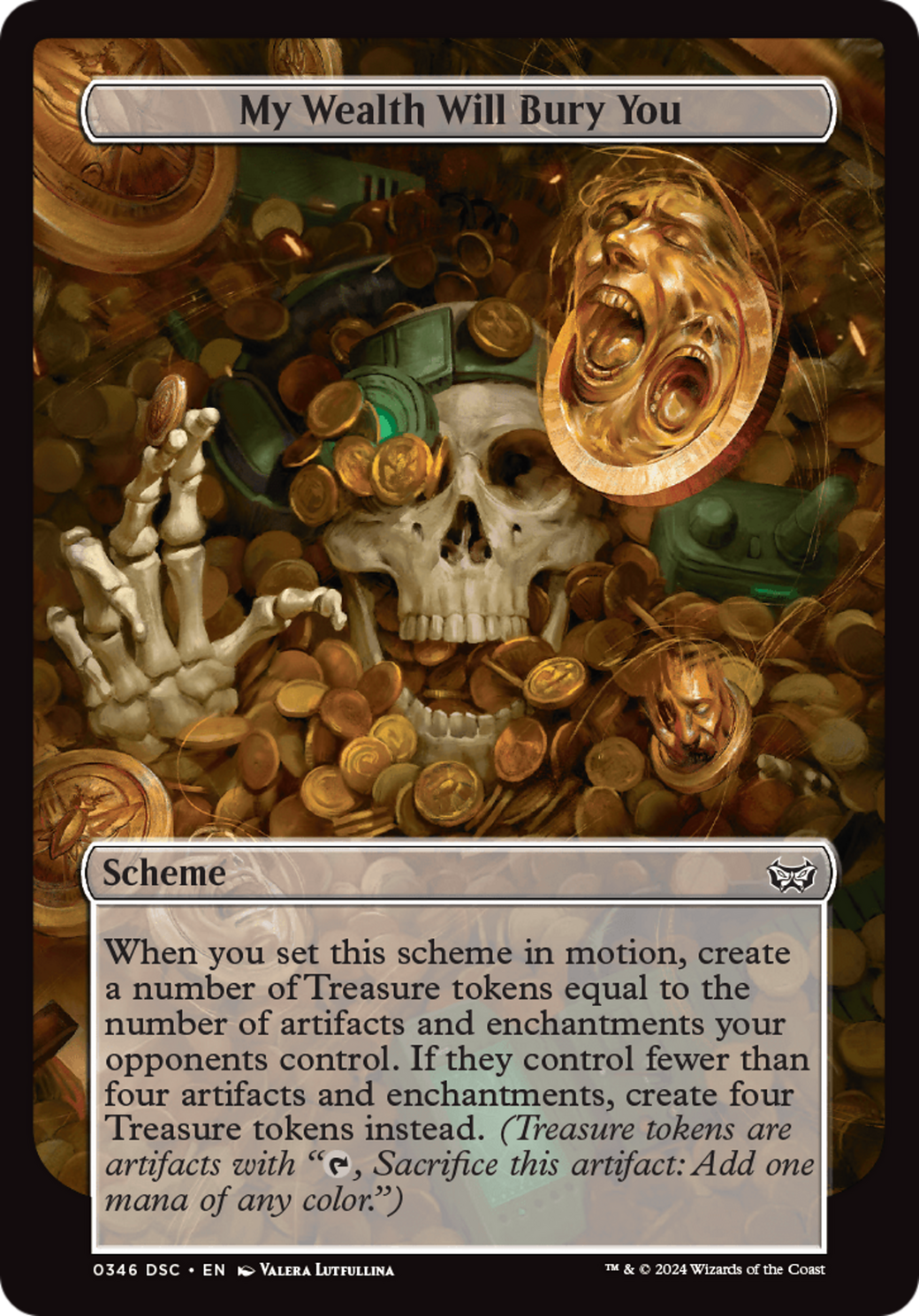 My Wealth Will Bury You (Full Art) [Duskmourn: Archenemy] | Tabernacle Games