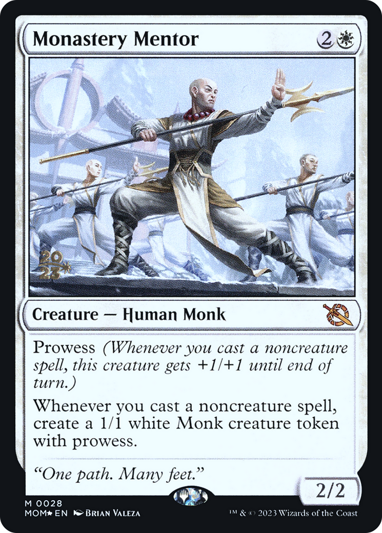 Monastery Mentor [March of the Machine Prerelease Promos] | Tabernacle Games