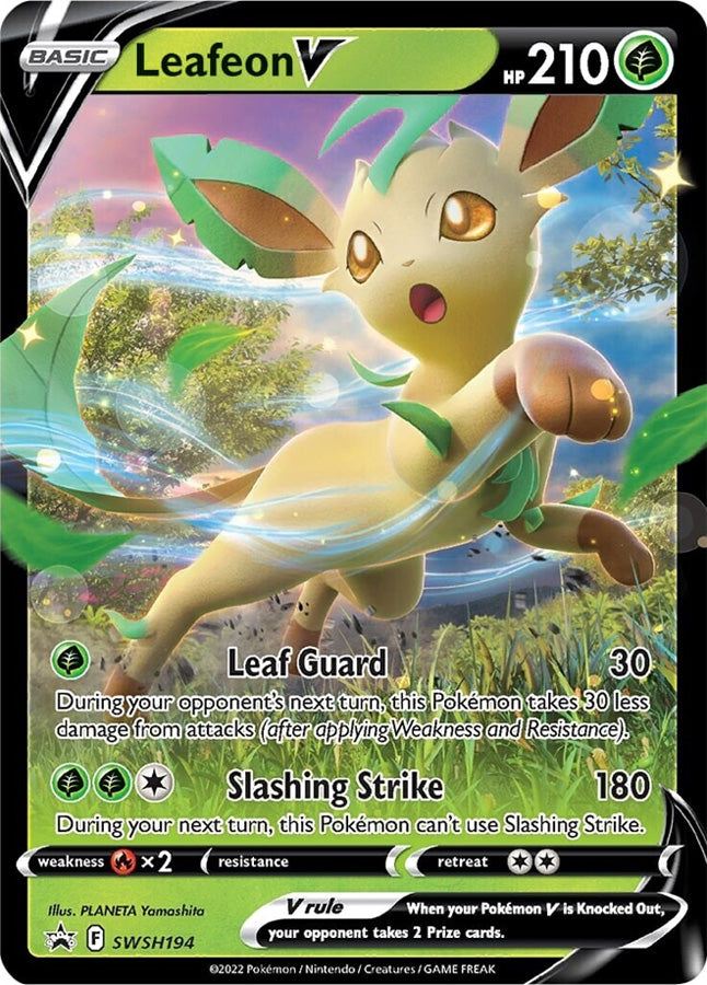 Leafeon V (SWSH194) [Sword & Shield: Black Star Promos] | Tabernacle Games