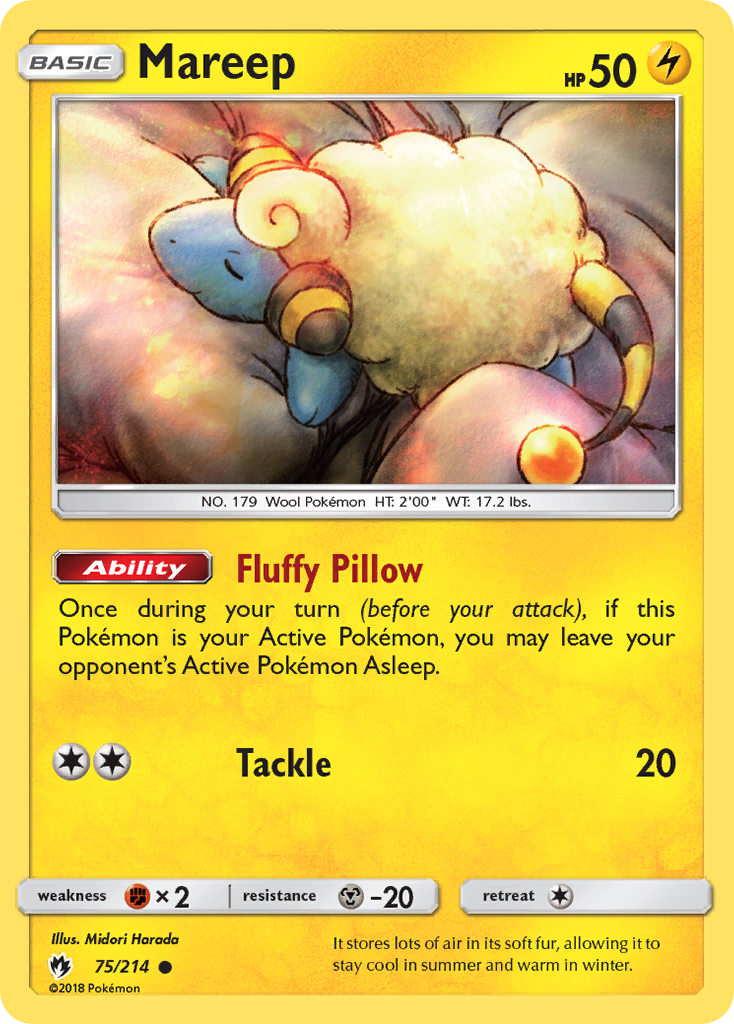 Mareep (75/214) [Sun & Moon: Lost Thunder] | Tabernacle Games