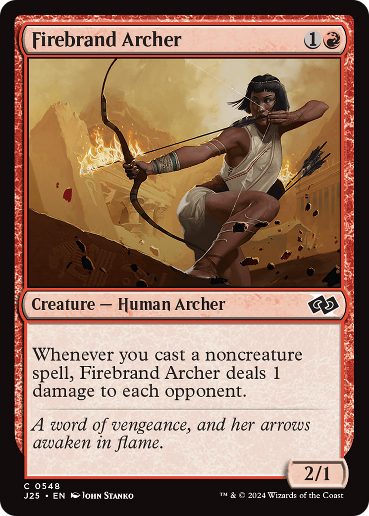 Firebrand Archer [Foundations Jumpstart] | Tabernacle Games