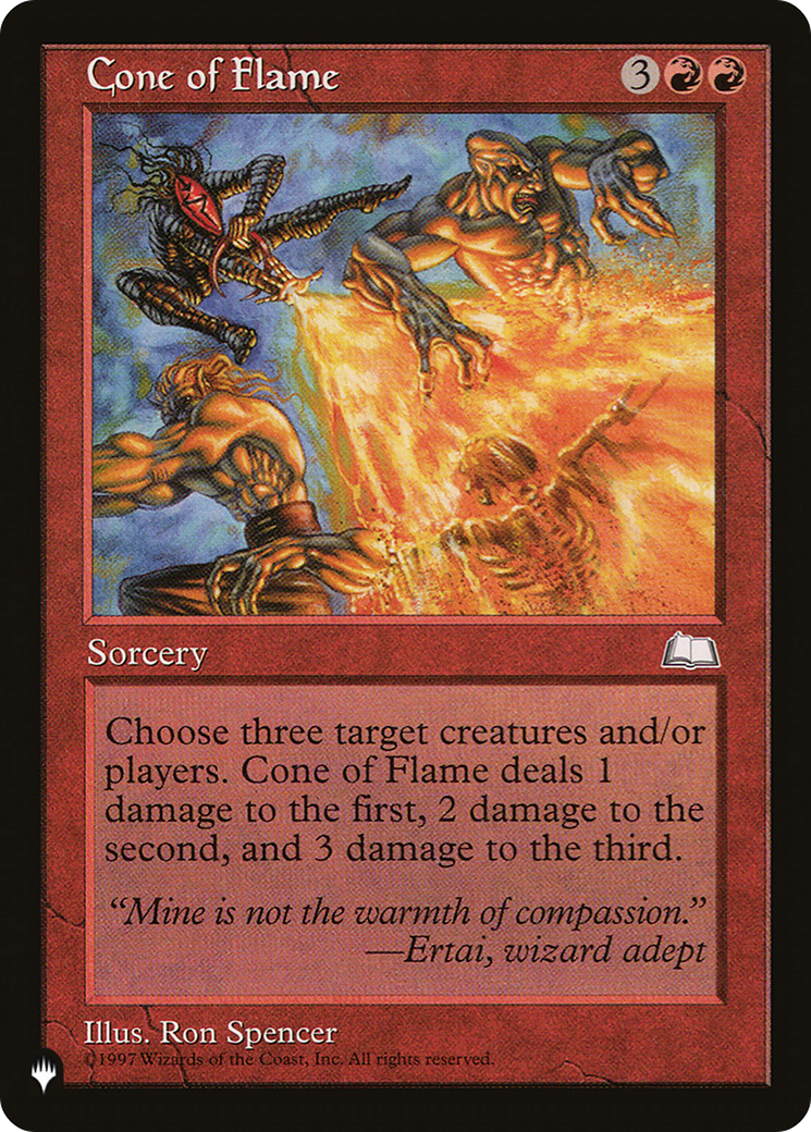 Cone of Flame [The List] | Tabernacle Games
