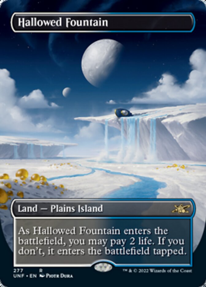 Hallowed Fountain (Borderless) [Unfinity] | Tabernacle Games