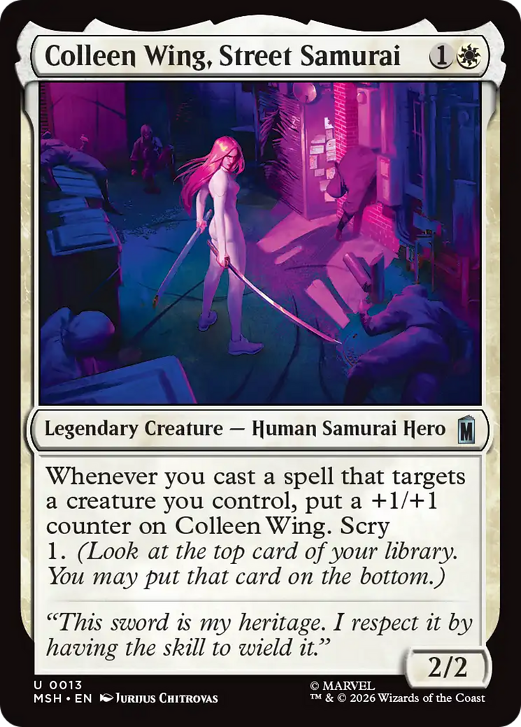 Colleen Wing, Street Samurai [Marvel Super Heroes] | Tabernacle Games