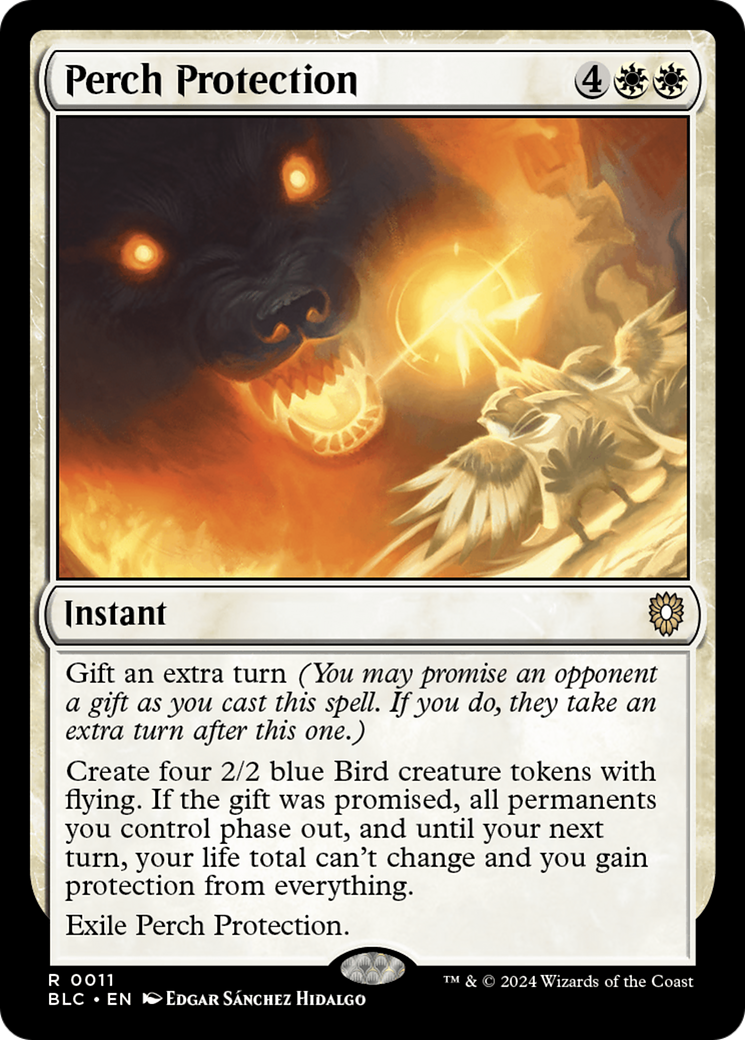 Perch Protection [Bloomburrow Commander] | Tabernacle Games
