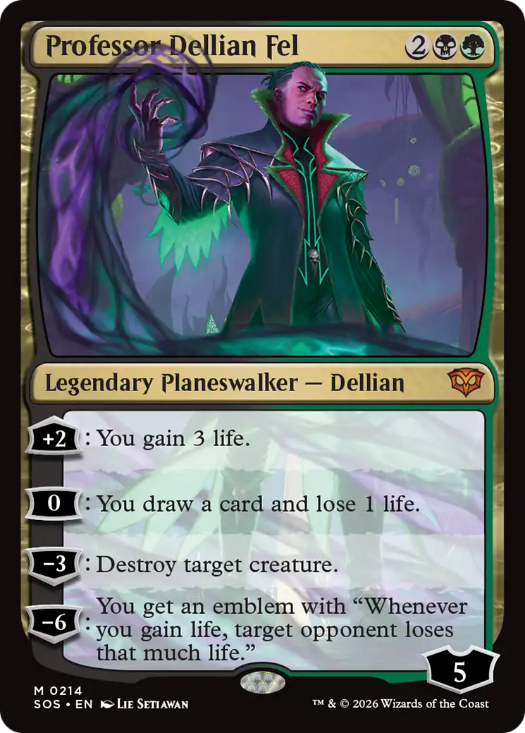 Professor Dellian Fel [Secrets of Strixhaven] | Tabernacle Games