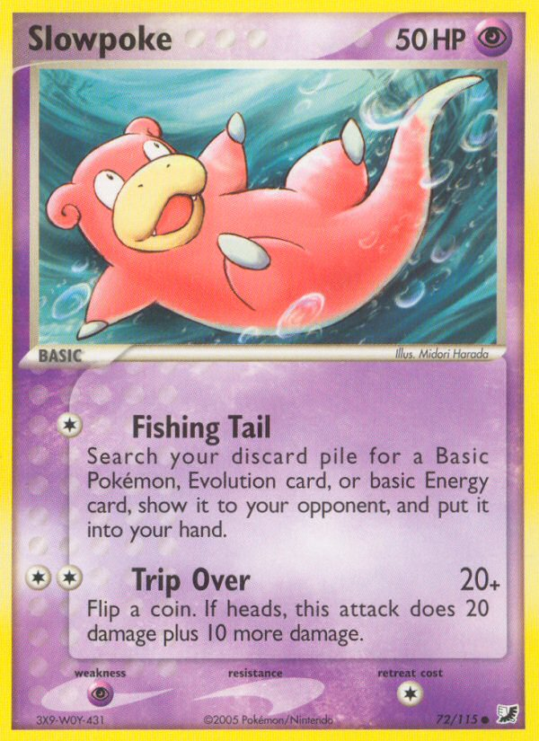 Slowpoke (72/115) [EX: Unseen Forces] | Tabernacle Games