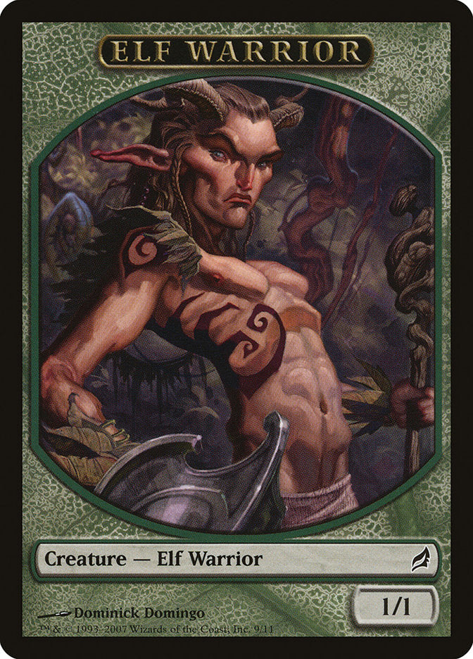 Elf Warrior Token [Lorwyn Tokens] | Tabernacle Games