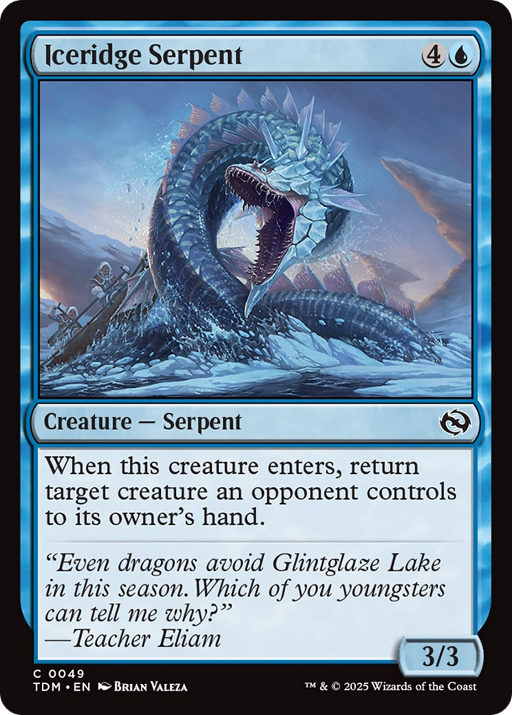 Iceridge Serpent [Tarkir: Dragonstorm] | Tabernacle Games