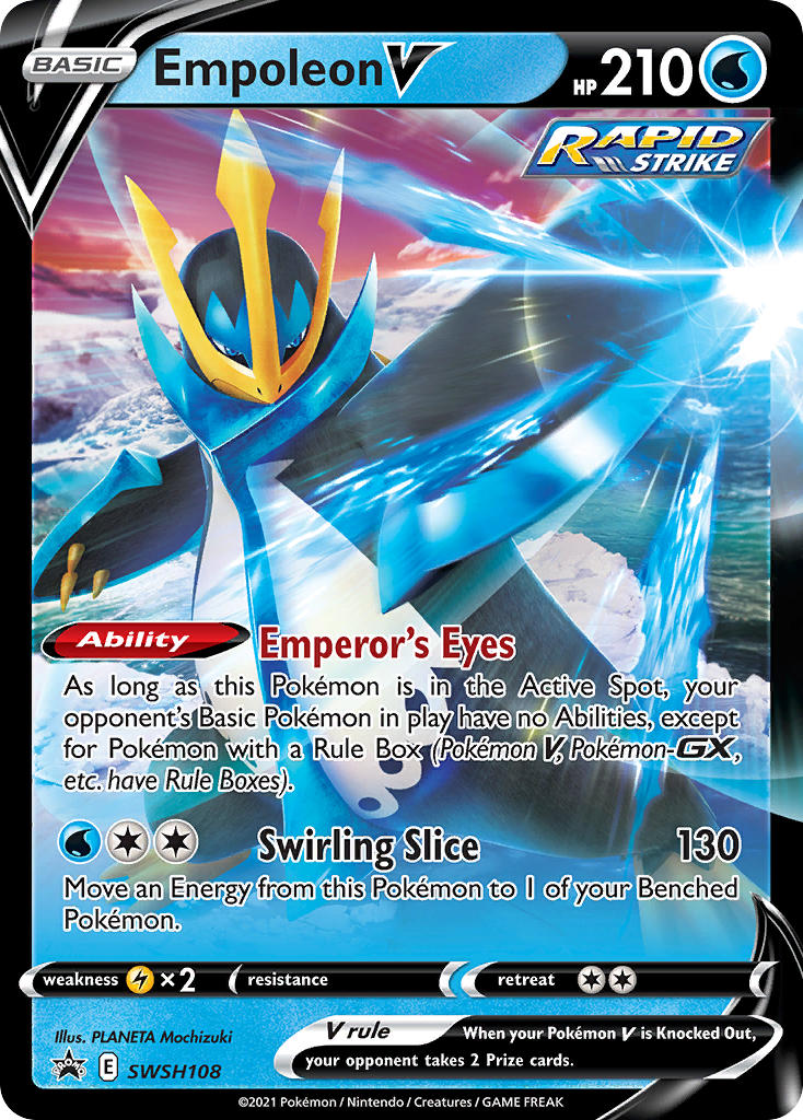 Empoleon V (SWSH108) [Sword & Shield: Black Star Promos] | Tabernacle Games