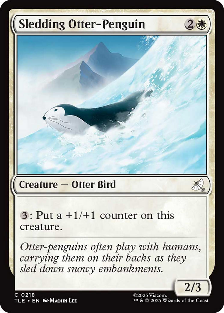 Sledding Otter-Penguin [Avatar: The Last Airbender: Eternal-Legal] | Tabernacle Games