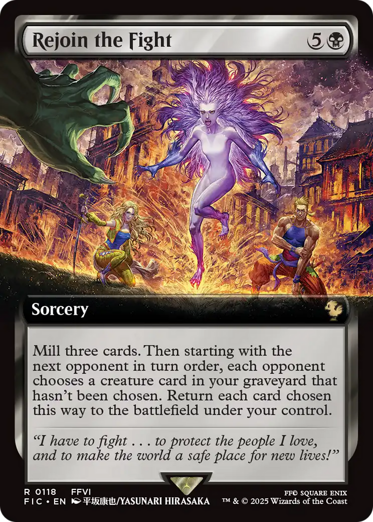Rejoin the Fight (Extended Art) [FINAL FANTASY Commander] | Tabernacle Games