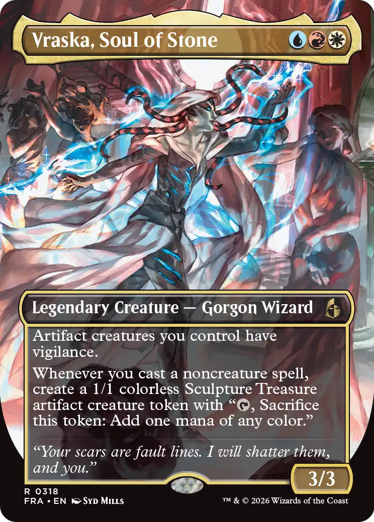 Vraska, Soul of Stone (Borderless) [Reality Fracture] | Maze of Fitzroy