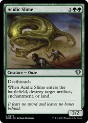 Acidic Slime [Commander Masters] | Tabernacle Games