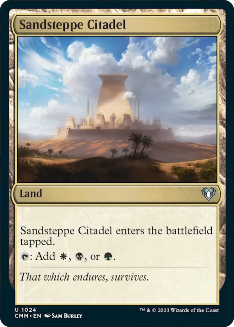 Sandsteppe Citadel [Commander Masters] | Tabernacle Games