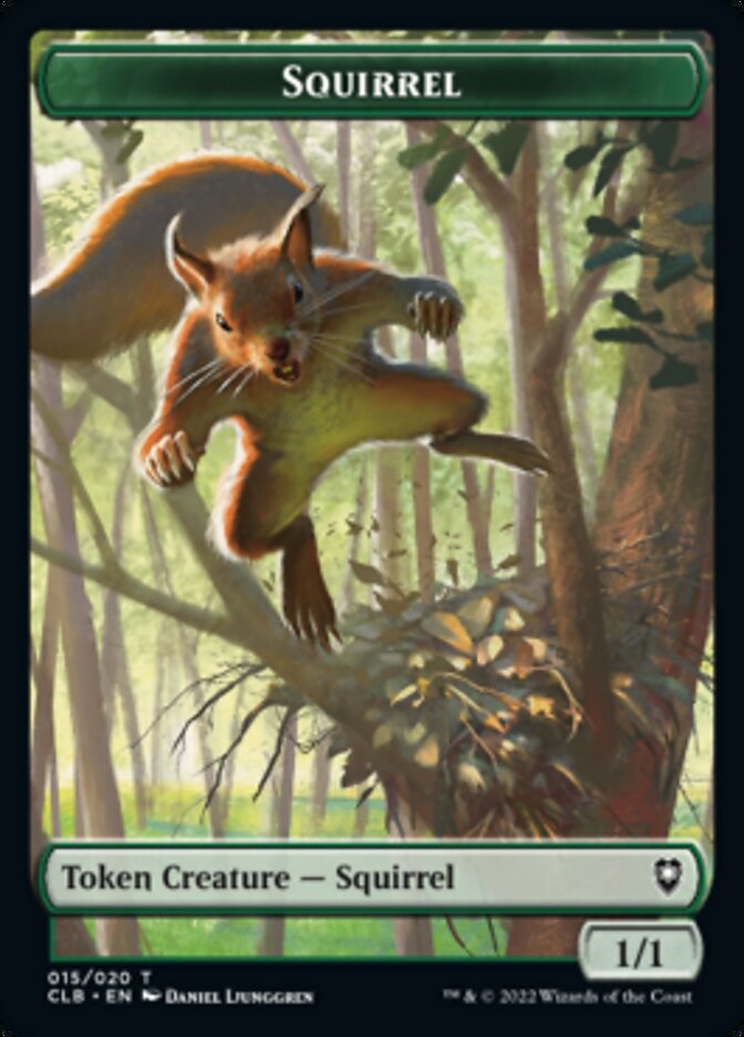 Squirrel Token [Commander Legends: Battle for Baldur's Gate Tokens] | Tabernacle Games