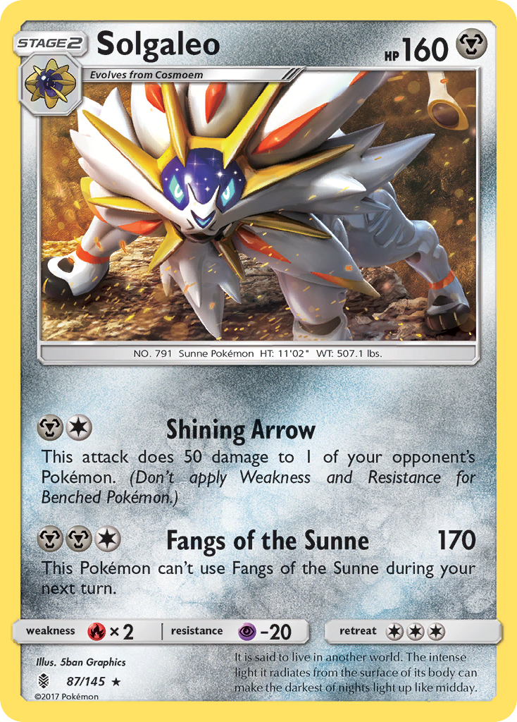 Solgaleo (87/145) [Sun & Moon: Guardians Rising] | Tabernacle Games