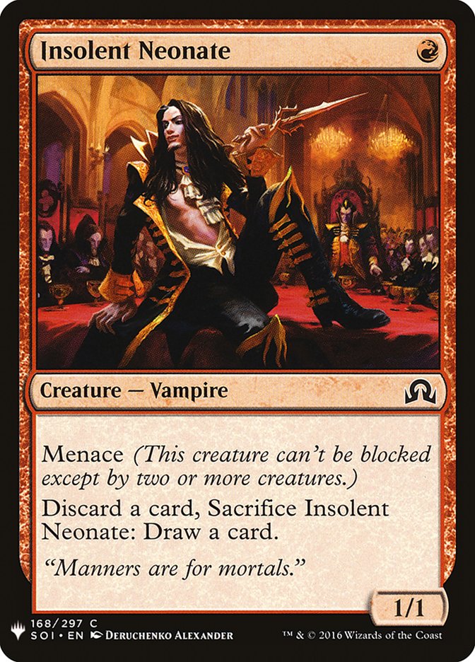 Insolent Neonate [Mystery Booster] | Tabernacle Games