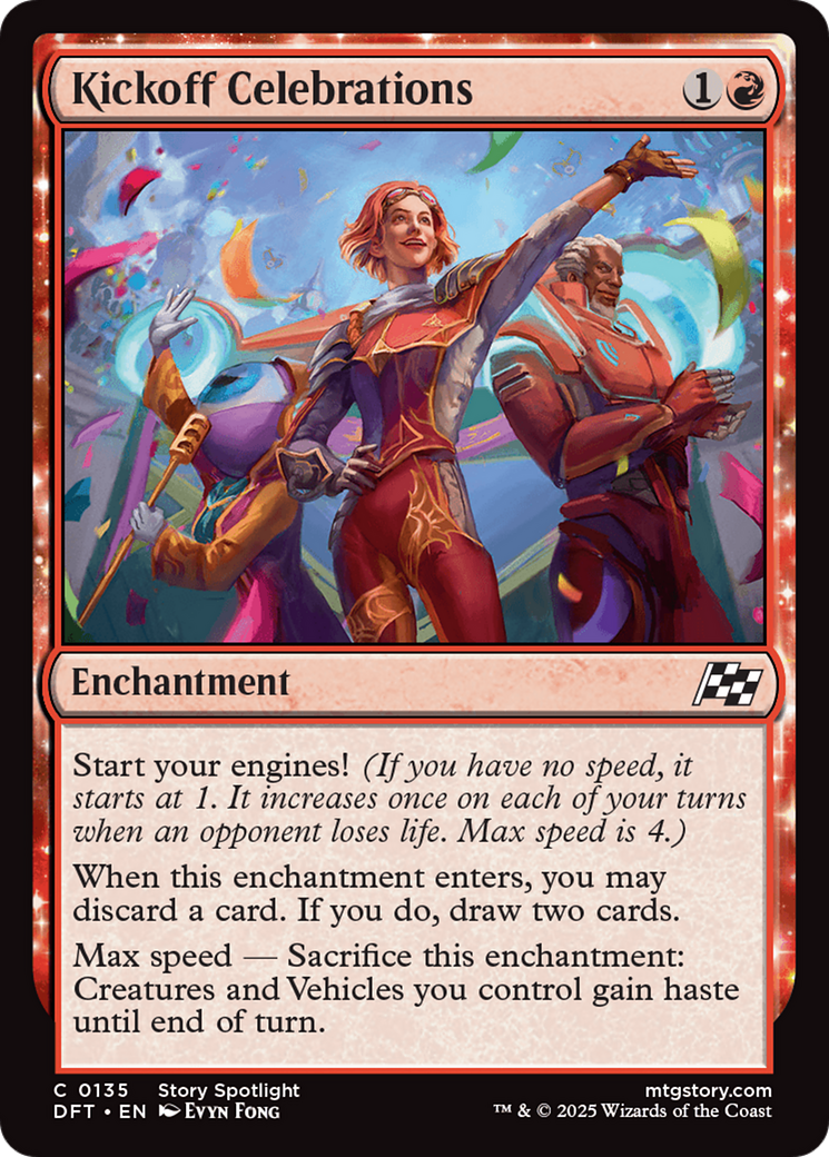 Kickoff Celebrations [Aetherdrift] | Tabernacle Games