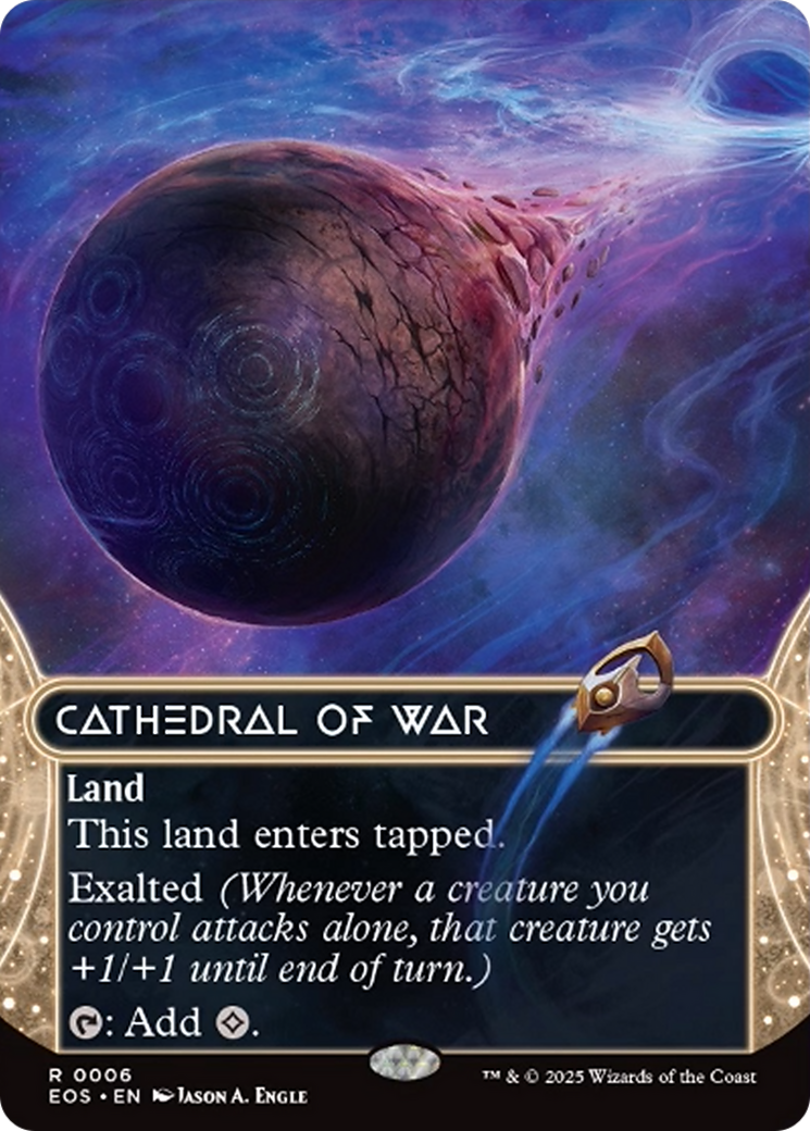 Cathedral of War (0006) (Borderless) [Edge of Eternities: Stellar Sights] | Tabernacle Games