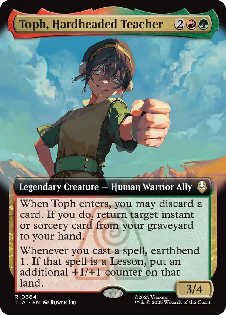 Toph, Hardheaded Teacher (Extended Art) [Avatar: The Last Airbender] | Tabernacle Games