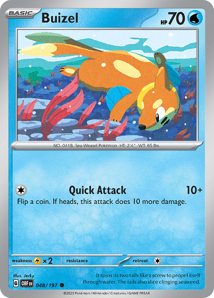 Buizel (048/197) [Scarlet & Violet: Obsidian Flames] | Tabernacle Games