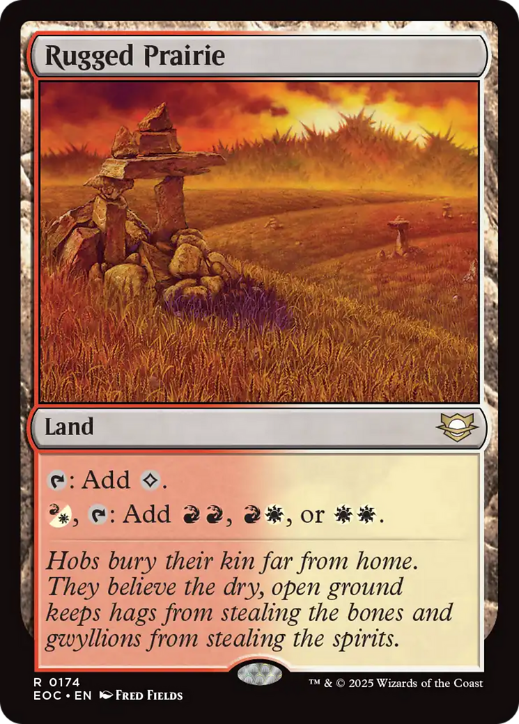 Rugged Prairie [Edge of Eternities Commander] | Tabernacle Games